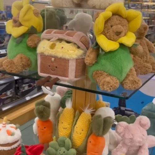 Jellycat display in-store